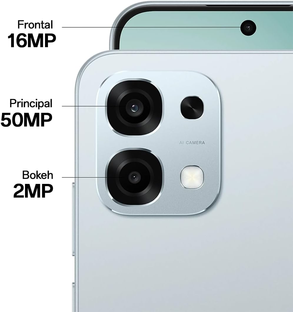 OPPO A6 Pro 5G - Smartphone Libre con IA, 8GB RAM+256GB, Batería 6500 mAh, Carga Rápida 80W, Pantalla AMOLED 120Hz, IP69, Cámara 50MP AI, Dual SIM, Versión Española - Azul - 5