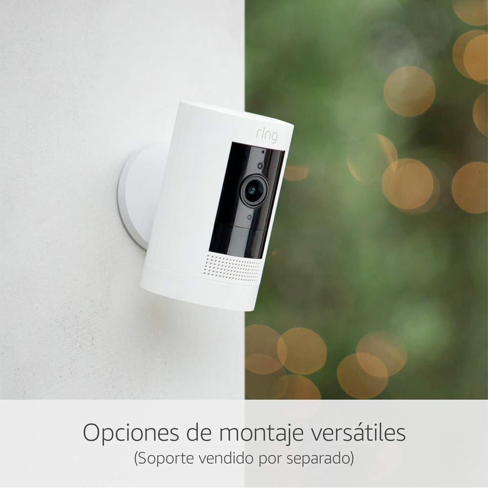 Ring Cámara exterior con batería Pack de 3 (Stick Up Cam) + Cámara interior (Indoor Camera 2.ª gen.) | Cámaras de vigilancia wifi con vídeo HD, comunicación bidireccional | 30 días gratis de Ring Home - 4