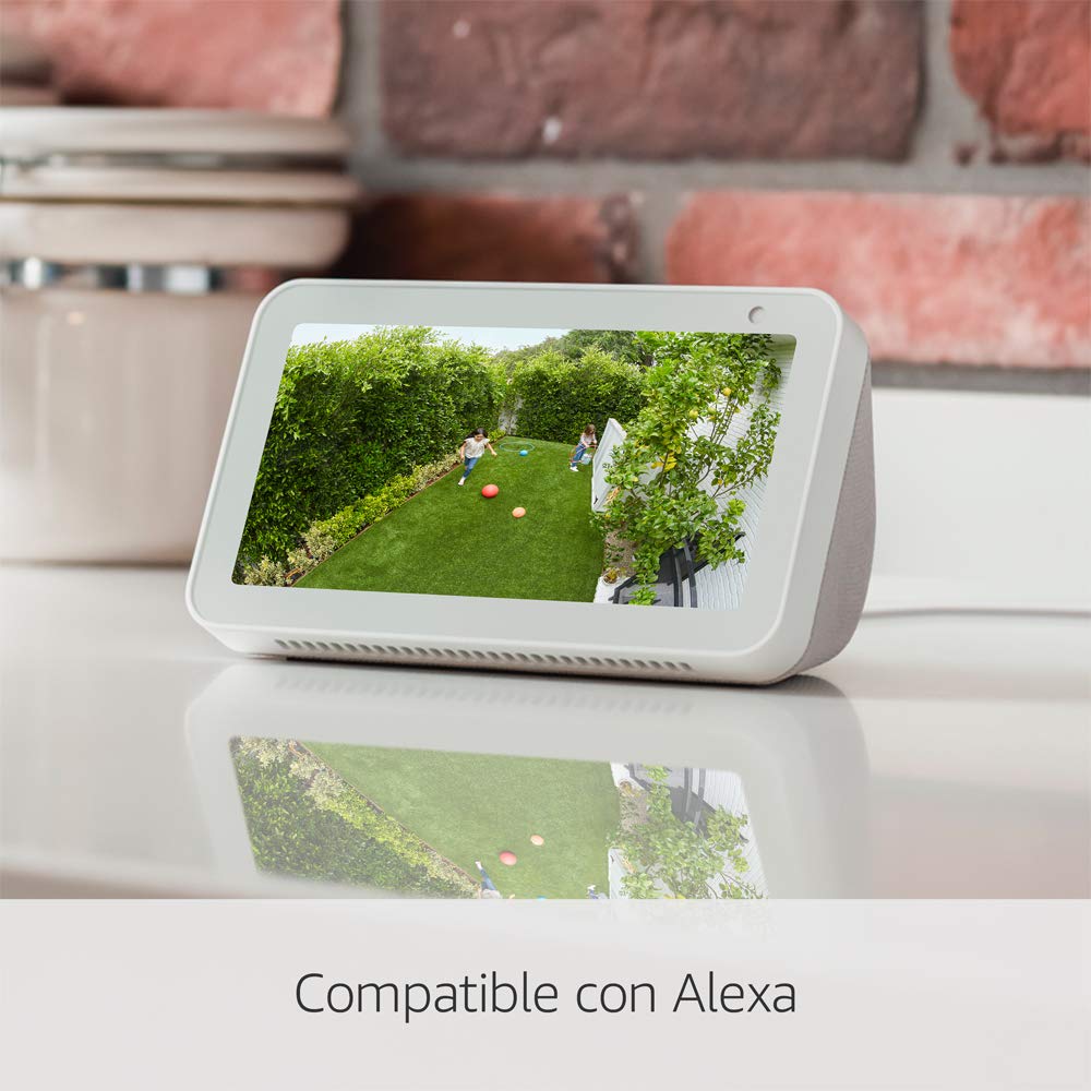 Ring Cámara exterior solar (Stick Up Cam) | Cámara de vigilancia wifi HD para tu domicilio con comunicación bidireccional, instalación fácil | 30 días gratis de Ring Home | 2 Cámaras - 5