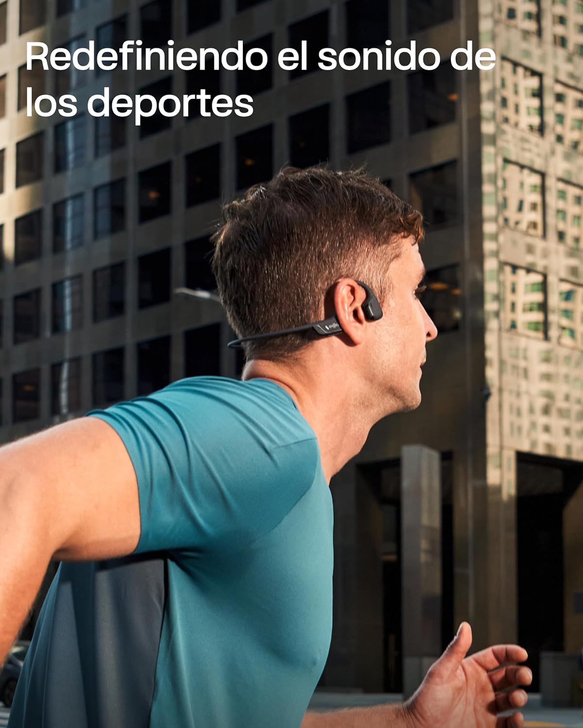 SHOKZ OpenRun Pro 2 Mini Auriculares Deportivos de Conducción Ósea, Inalámbricos Bluetooth 5.3, Micrófonos con Cancelación de Ruido, Resistente al Agua IP55, 12h Reproducción, Carga Rápida USB-C - 3
