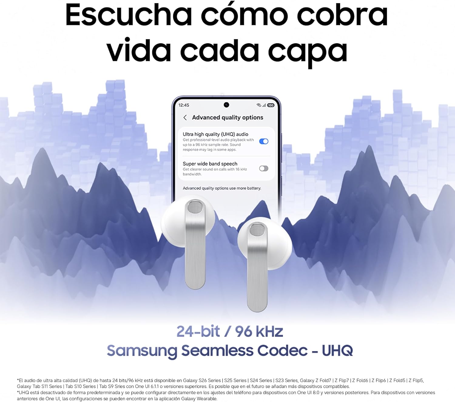 Samsung Galaxy S26 Ultra, 256GB, Blanco + Galaxy Buds4 - 6