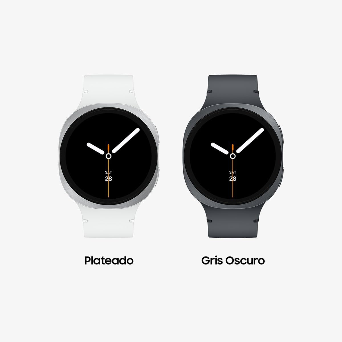 Samsung Galaxy Watch8, 40 mm, LTE, Galaxy AI, Smartwatch, Procesador 3 NM, Asistente de Salud y Sueño, Seguimiento Deportivo, Garantía 3 Años + 1 año Extra, Plata (Versión Española) - 2