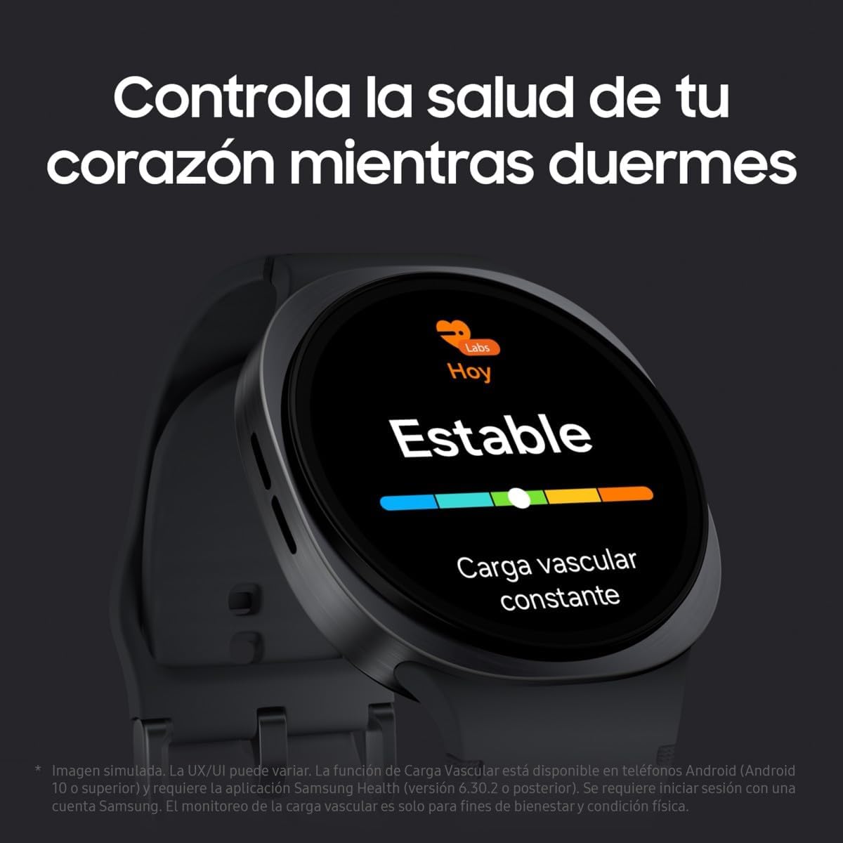 Samsung Galaxy Watch8, 44 mm, LTE, Galaxy AI, Smartwatch, Procesador 3 NM, Asistente de Salud y Sueño, Seguimiento Deportivo, Garantía 3 Años + 1 año Extra, Gris Oscuro (Versión Española) - 6