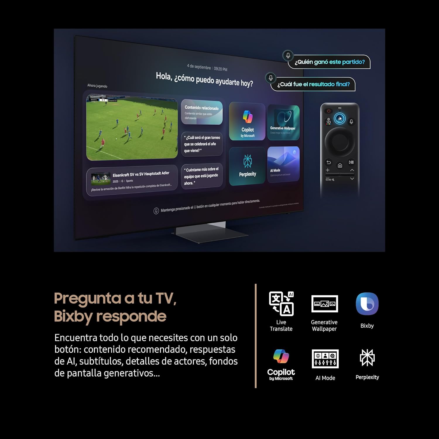 Samsung TV 77 Pulgadas OLED S85F 4K Smart TV con Vision AI, Colores certificados por Pantone TV Plus - 3