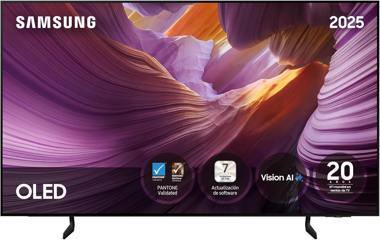 Samsung TV 77 Pulgadas OLED S85F 4K Smart TV con Vision AI, Colores certificados por Pantone TV Plus - 1