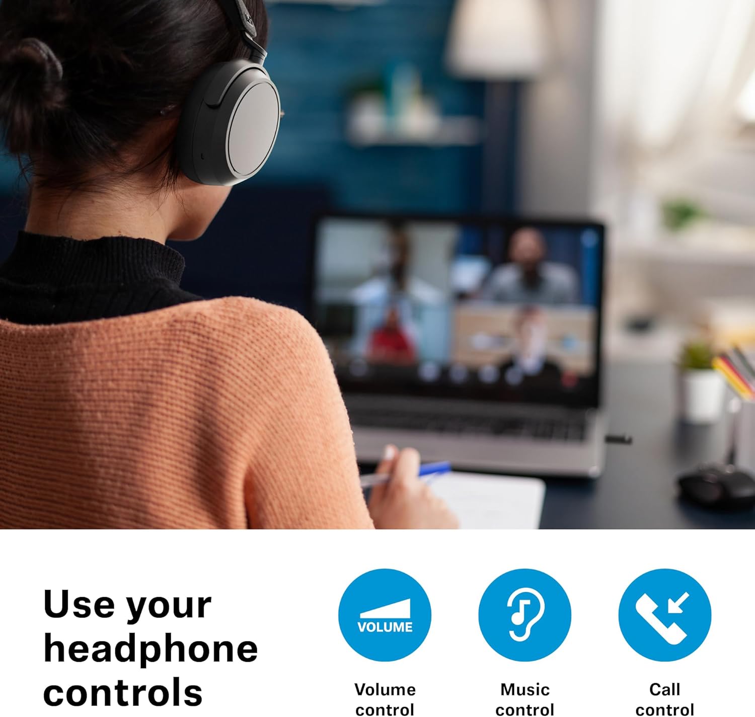 Sennheiser ACCENTUM Edición Especial - ACCENTUM Auriculares Bluetooth BTD 600 - Duración de la batería de 50 Horas, tecnología híbrida ANC, dongle con Adaptador USB-A/USB-C - Negro/Cobre - 5
