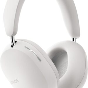 Sonos Ace - Auriculares inalámbricos Bluetooth con cancelación Activa de Ruido - hasta 30 Horas de autonomía - Audio Espacial con Seguimiento dinámico de la Cabeza - Blanco