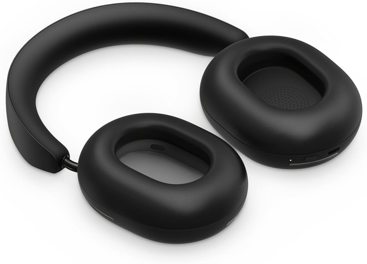 Sonos Ace - Auriculares inalámbricos Bluetooth con cancelación Activa de Ruido - hasta 30 Horas de autonomía - Audio Espacial con Seguimiento dinámico de la Cabeza - Negro - 4