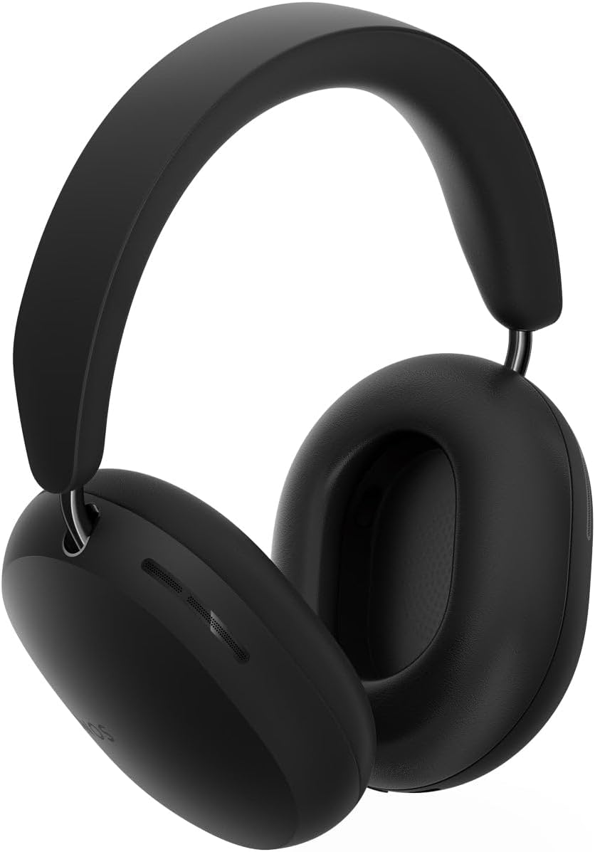 Sonos Ace - Auriculares inalámbricos Bluetooth con cancelación Activa de Ruido - hasta 30 Horas de autonomía - Audio Espacial con Seguimiento dinámico de la Cabeza - Negro - 1