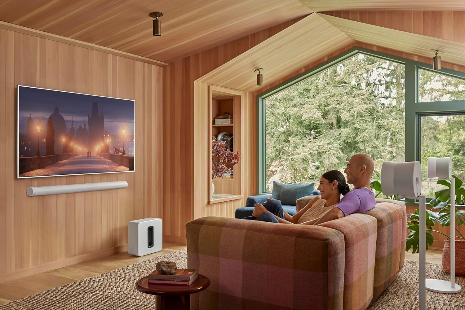 Sonos Barra de Sonido ARC Ultra con Dolby Atmos y Control por Voz - Sonido Envolvente 9.1.4 para la Tele y la música - Blanco - 6