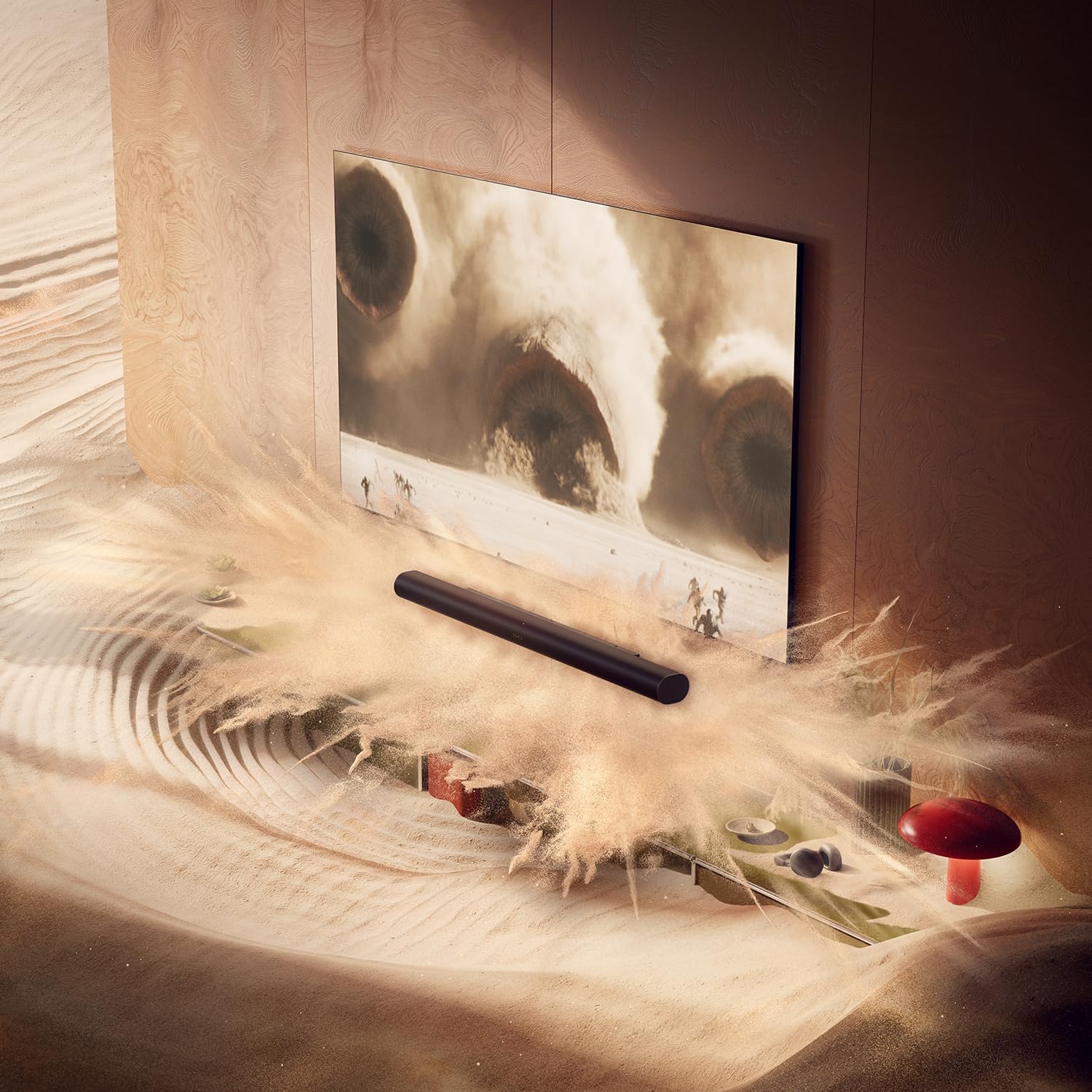 Sonos Barra de Sonido ARC Ultra con Dolby Atmos y Control por Voz - Sonido Envolvente 9.1.4 para la Tele y la música - Negro - 6