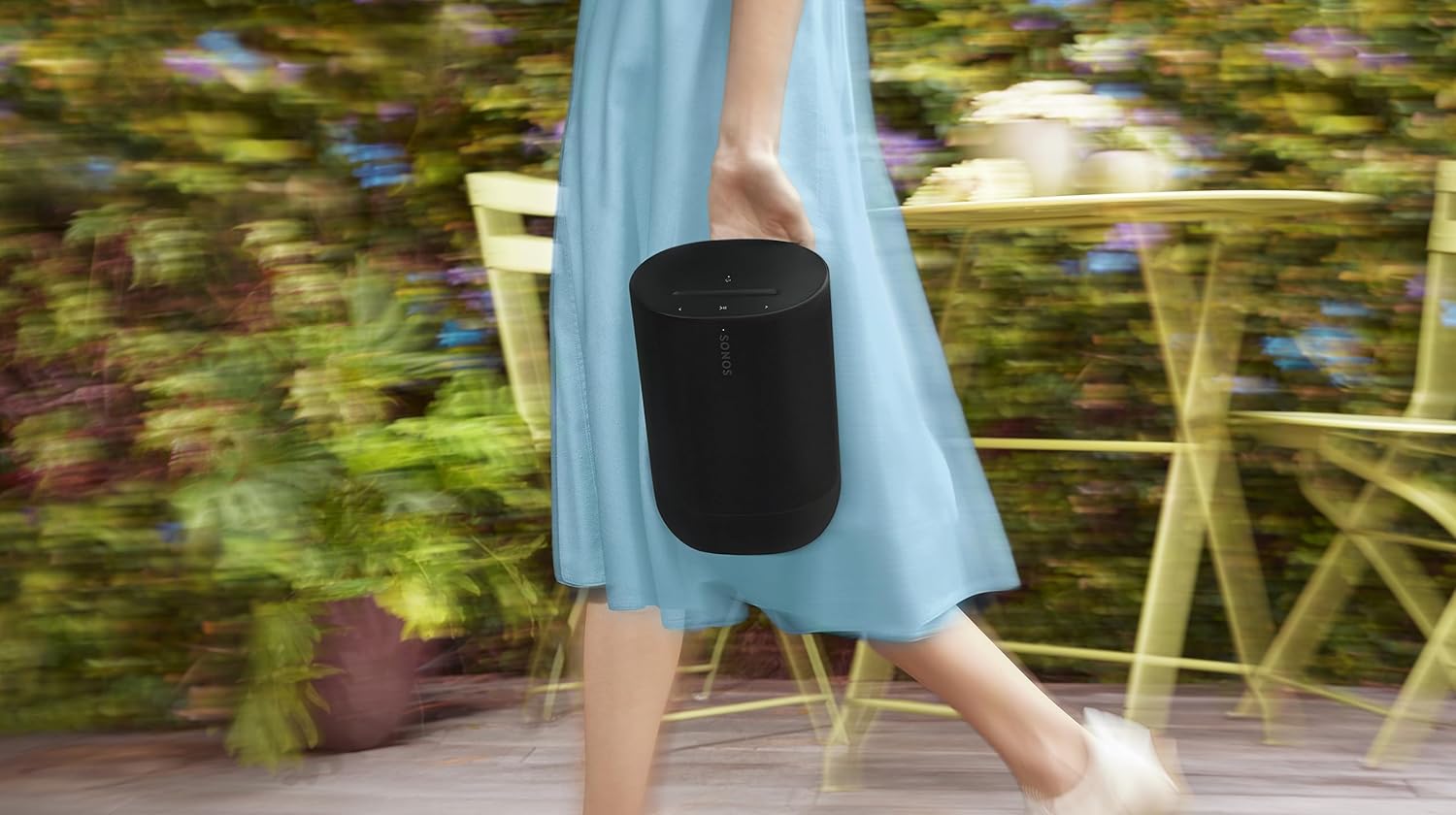 Sonos Move 2 | Altavoz inalámbrico portátil con Wi-Fi, Bluetooth, Compatible con Amazon Alexa, 24 Horas de reproducción y Base de Carga inalámbrica - Negro - 6