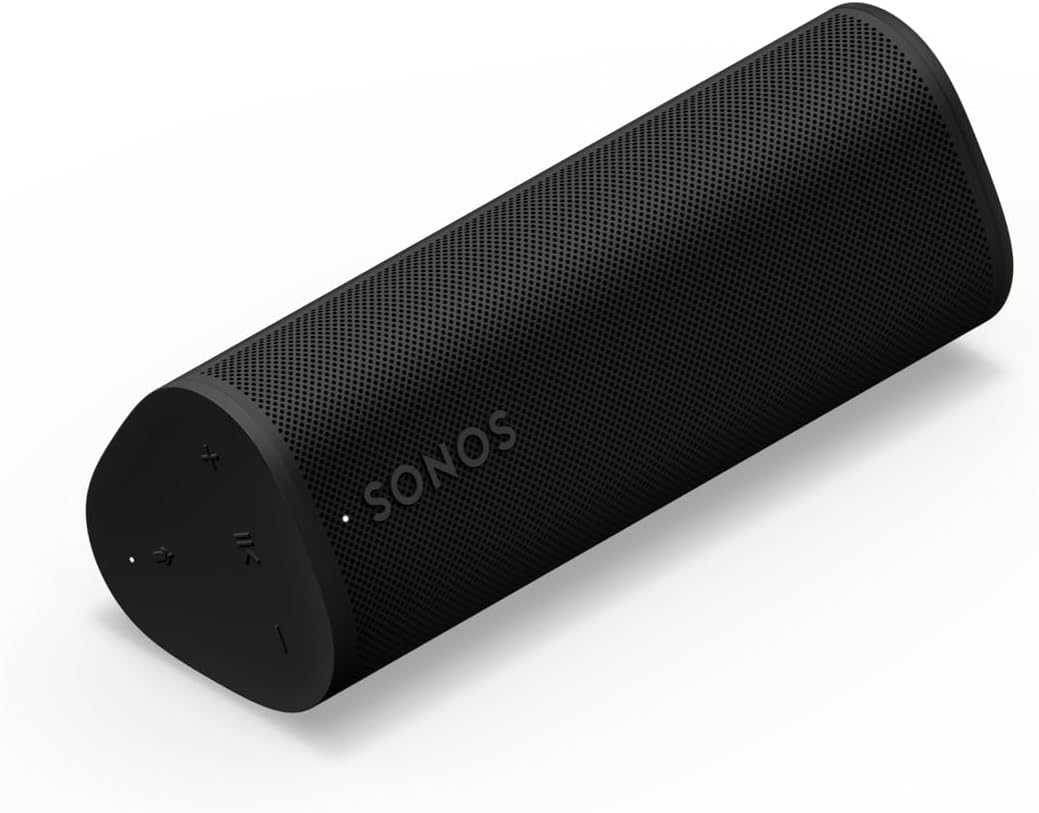 Sonos Roam 2 Altavoz inalámbrico portátil y ultracompacto - Impermeable - 10 Horas de autonomía - Negro - 3