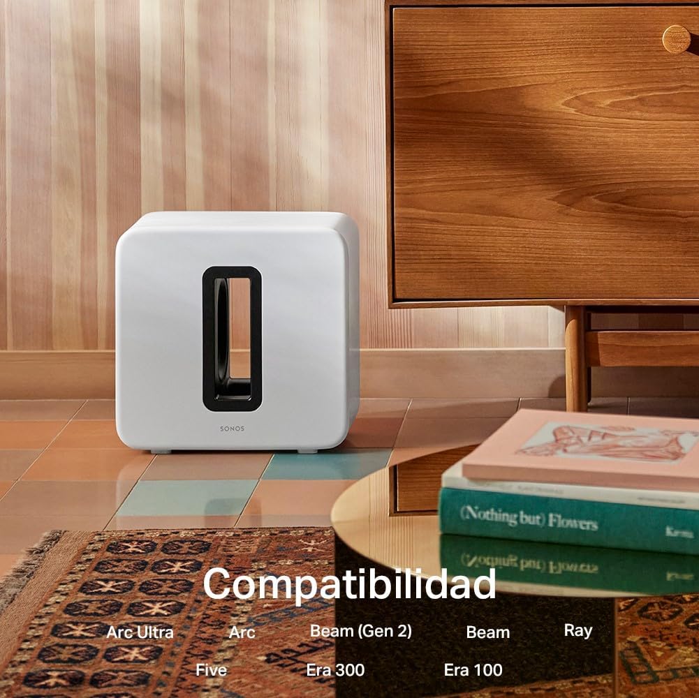 Sonos Sub 4 - Subwoofer inalámbrico - Blanco - 5