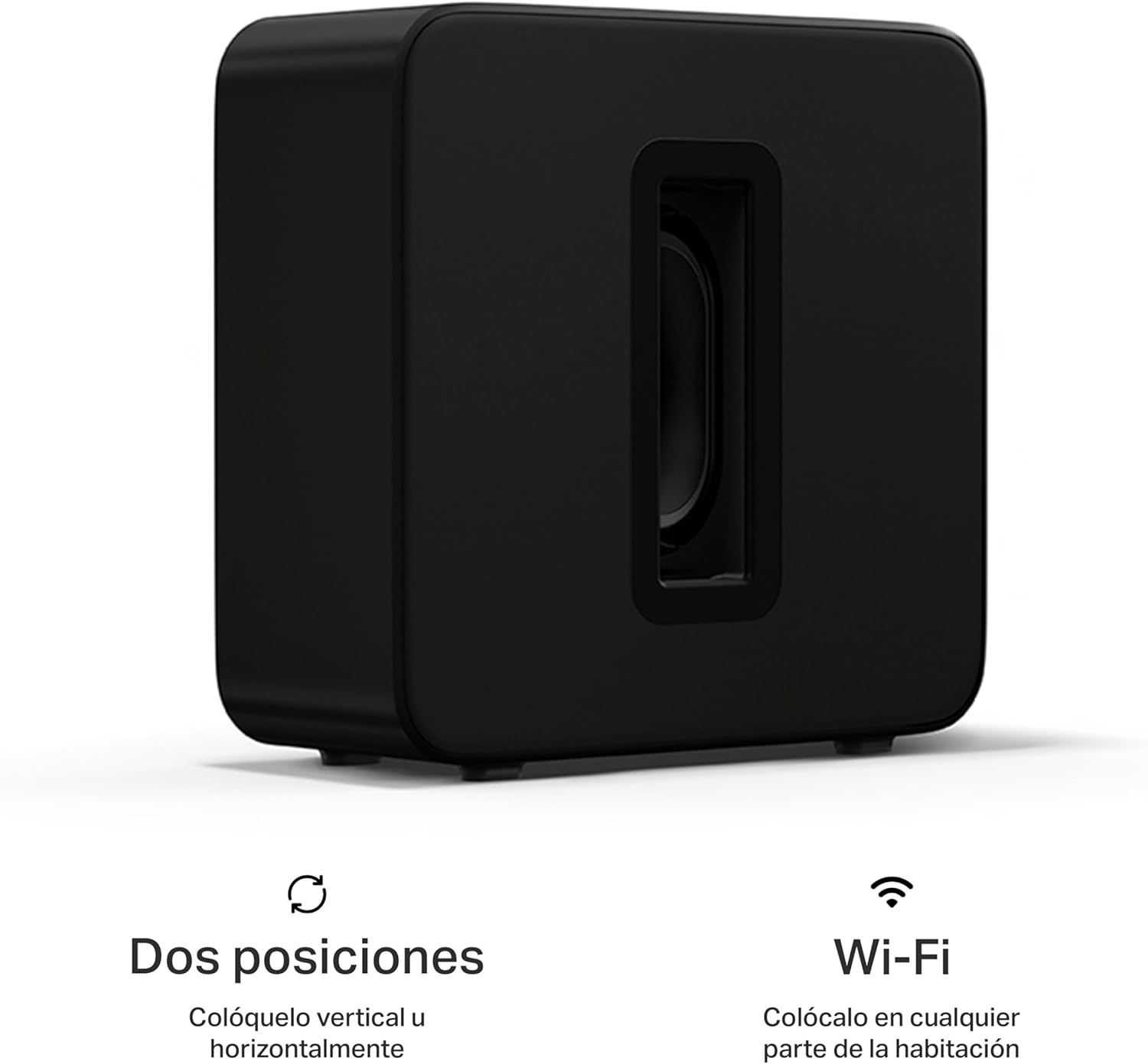 Sonos Sub 4 - Subwoofer inalámbrico - Negro - 5