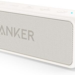 Soundcore Anker 2 Altavoz Bluetooth Portátil con Sonido Estéreo de 12 W, BassUp, IPX7 Resistente al Agua, 24 Horas Reproducción, Emparejamiento Estéreo Inalámbrico, para hogar, Exterior y Viaje