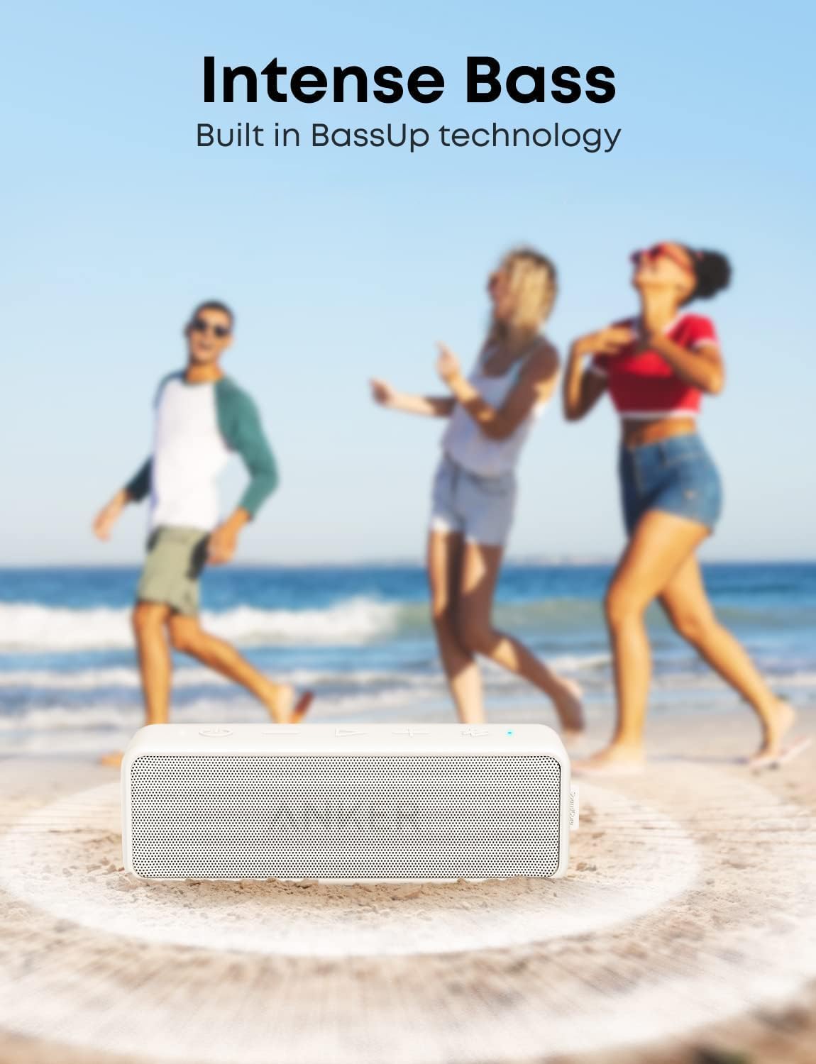 Soundcore Anker 2 Altavoz Bluetooth Portátil con Sonido Estéreo de 12 W, BassUp, IPX7 Resistente al Agua, 24 Horas Reproducción, Emparejamiento Estéreo Inalámbrico, para hogar, Exterior y Viaje - 2