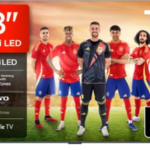 TCL 98Q6C Televisor 98 Pulgadas QD-Mini LED 4K Smart TV, 1000 nits, 144Hz Motion Clarity Pro, Onkyo 2.1, Game Master, FreeSync, Google TV, Dolby Vision IQ y Atmos