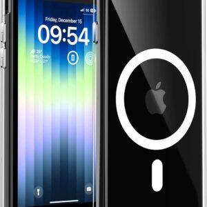 TOCOL Funda para iPhone SE 3/2 (2022/2020), iPhone 8/7 4.7 Pulgadas, Funda Magnética,Protección Lente Cámara, Protección Militar,Translúcida Mate Trasera, Transparente