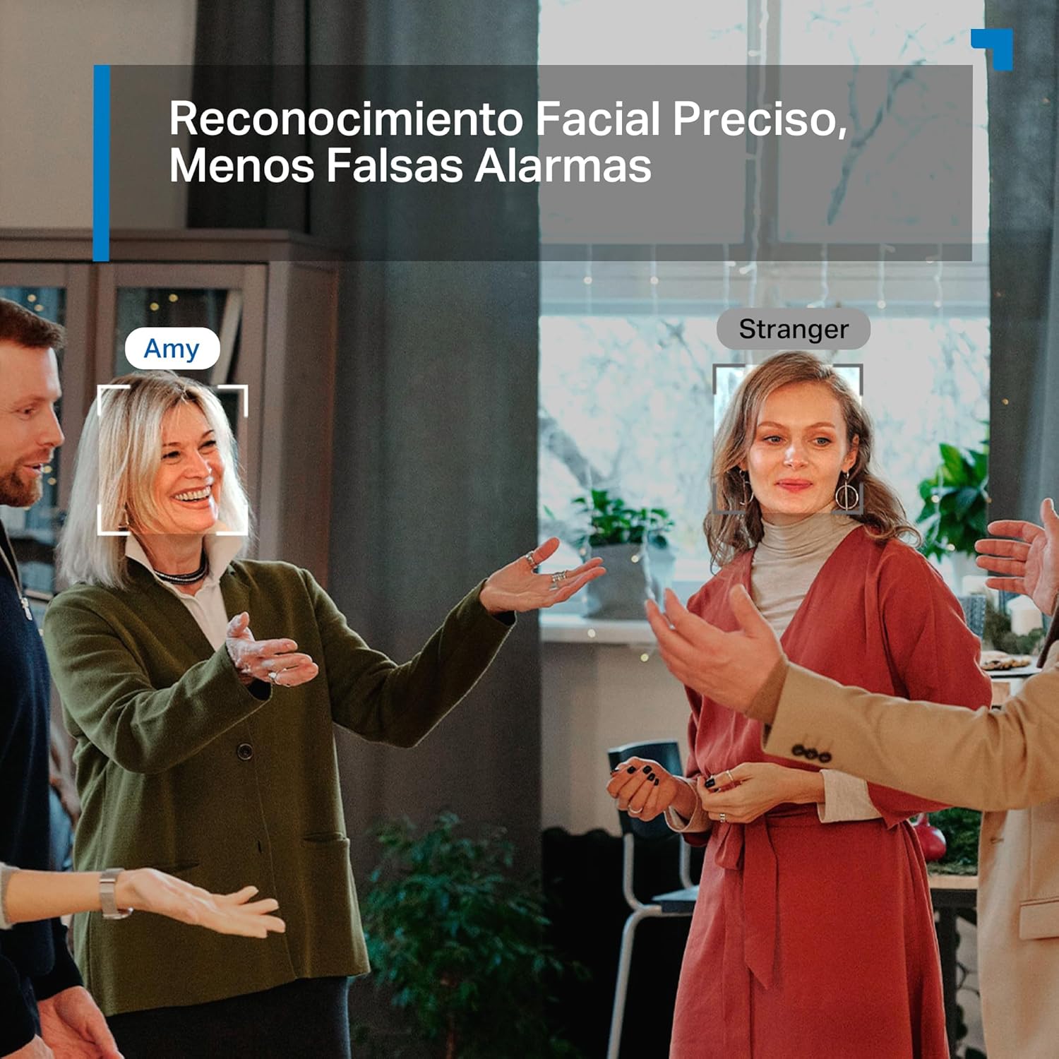 Tapo C260 - Cámara de vigilancia WiFi Interior, Seguridad doméstica, 4K 8MP 360°, detección AI, grabación Local/Nube, privacidad física, Zoom 18x, Seguimiento, Audio bidireccional, microSD - 6