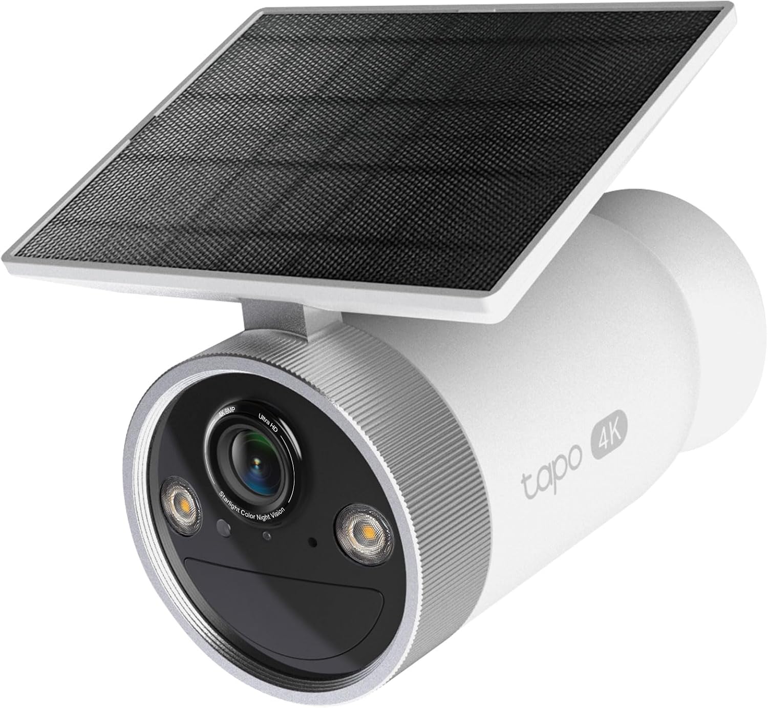 Tapo C465 - Cámara de Seguridad Exterior 4K con Panel Solar Integrado, Batería Recargable, IA de Detección Personas/Mascotas/Vehículos, Wi-Fi Doble Banda, IP65, Compatible Alexa/Google - 1