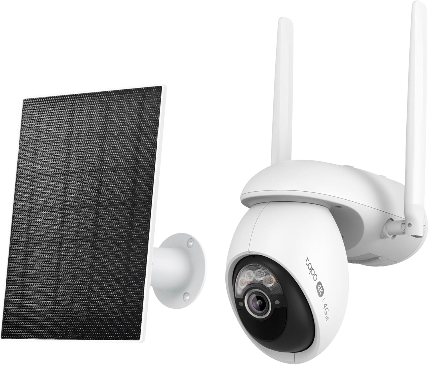 Tapo C665G Kit - 4K Cámara de Seguridad Exterior con Panel Solar, 4G LTE y WiFi, visión Nocturna a Color, detección IA, Seguimiento 360°, batería Recargable, IP65 - 2