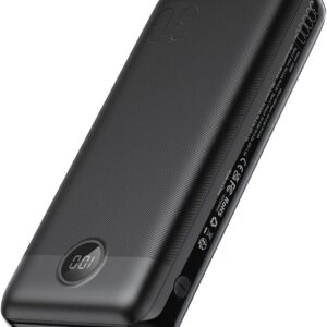 VEGER Power Bank,30000mAh Bateria Externa con Pantalla LED Bateria Portatil USB C Carga rapida PD 20W QC 3.0 con 2 Entradas y 4 Salidas Compatible con iPhone, Samsung, Huawei, Tableta y más.