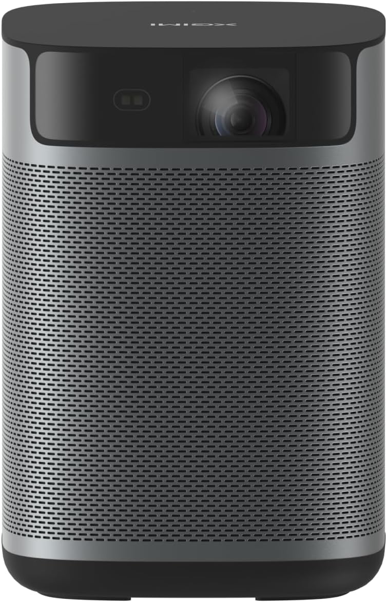 XGIMI MoGo 2 Pro (New) 1080P Mini Proyector Portátil, Google TV con Netflix, 430 Lúmenes ISO, Altavoces 2X8W, Soporta 4K, WiFi y Bluetooth, Enfoque Automático, Protección Ocular Inteligente - 1