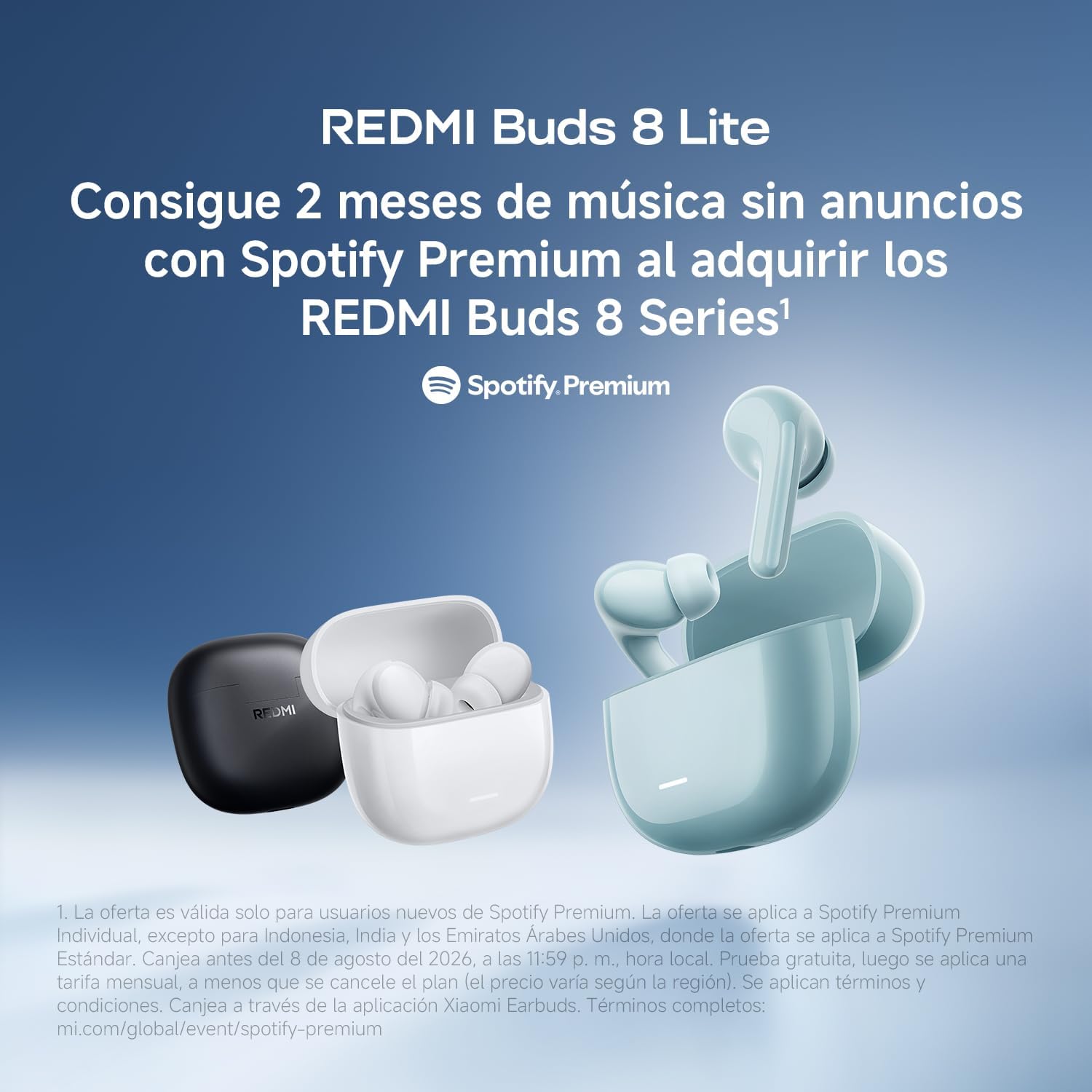 XIAOMI REDMI Buds 8 Lite – Auriculares inalámbricos Bluetooth in-Ear con ANC 42 dB, Driver de 12,4 mm, Graves intensos, hasta 36 h de autonomía, 5 ajustes de EQ y Bluetooth 5.4, Negro - 3