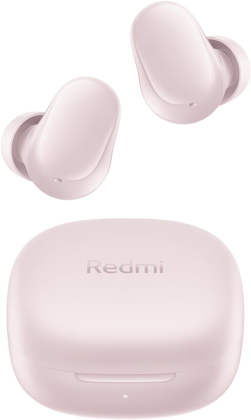 XIAOMI Redmi Buds 6 Play - Auriculares inalámbricos, cancelación de Ruido, Ligeros, hasta 36 Horas de autonomía, Bluetooth 5.4, Rosa (Versión ES) - 1
