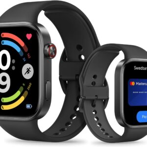 XIAOMI Redmi Watch 6 NFC, Reloj Inteligente Mujer y Hombre, Pantalla AMOLED 2.07'', Monitoreo cardíaco,sueño y estrés, 150+ Modos Deportivos, 24 Días de Batería, 5ATM, GPS, iOS & Android, Negro