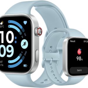 XIAOMI Redmi Watch 6, Reloj Inteligente Mujer y Hombre, Pantalla AMOLED 2.07'', Monitoreo cardíaco, sueño y estrés, 150+ Modos Deportivos, 24 Días de Batería, 5ATM, GPS, iOS & Android, Azul