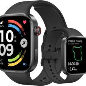 XIAOMI Redmi Watch 6, Reloj Inteligente Mujer y Hombre, Pantalla AMOLED 2.07'', Monitoreo cardíaco, sueño y estrés, 150+ Modos Deportivos, 24 Días de Batería, 5ATM, GPS, iOS & Android, Negro