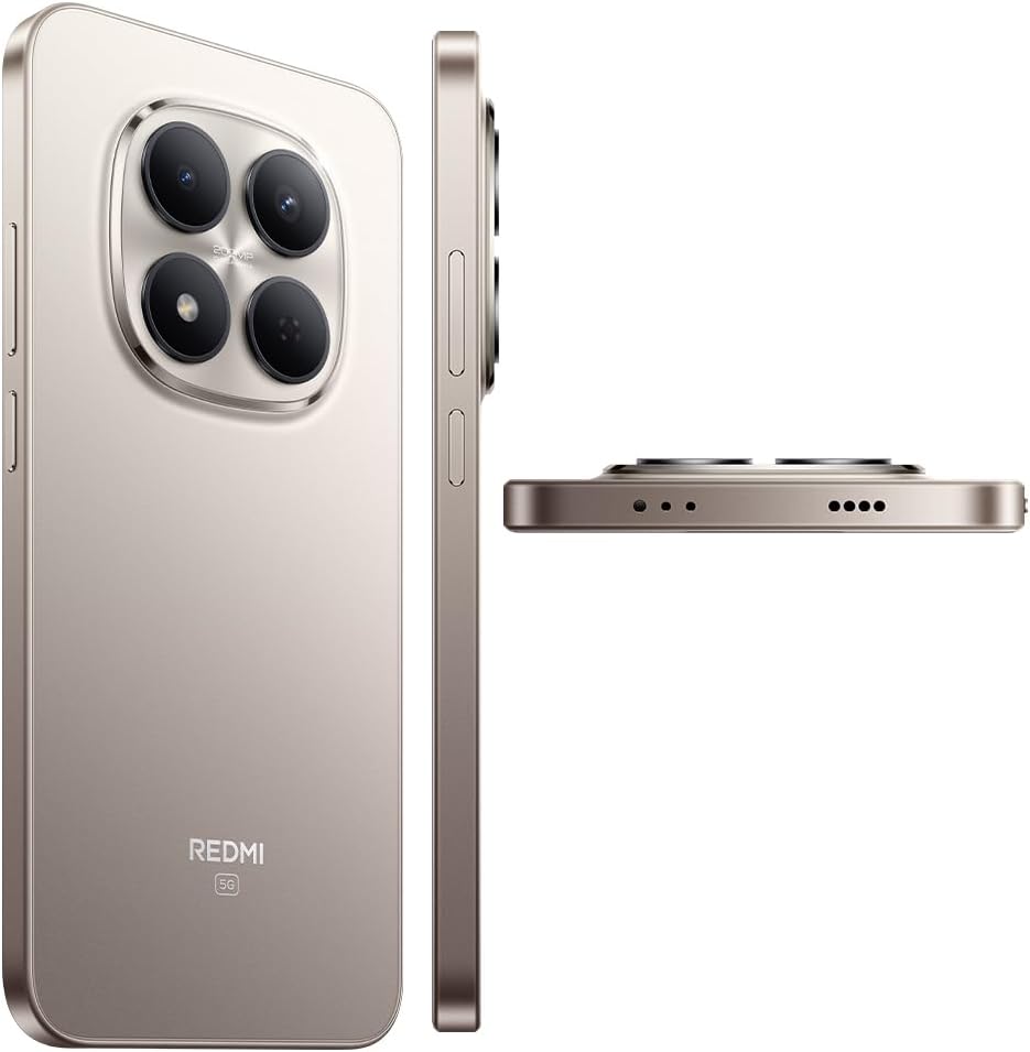 Xiaomi Redmi Note 15 Pro 5G, Smartphone 12GB + 512GB, Batería de alta capacidad 6580mAh, Resistencia al agua IP66/IP68, Nueva cámara de 200MP, Pantalla AMOLED 1.5K de 6.83 pulgadas,Titanio,Cargador no - 2