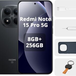 Xiaomi Redmi Note 15 Pro 5G de 8+256GB, Pantalla AMOLED 1.5K de 6.83 pulgadas, Procesador MediaTek Dimensity 7400-Ultra, Cámara 200MP, Batería 6580 mAh, Titanio
