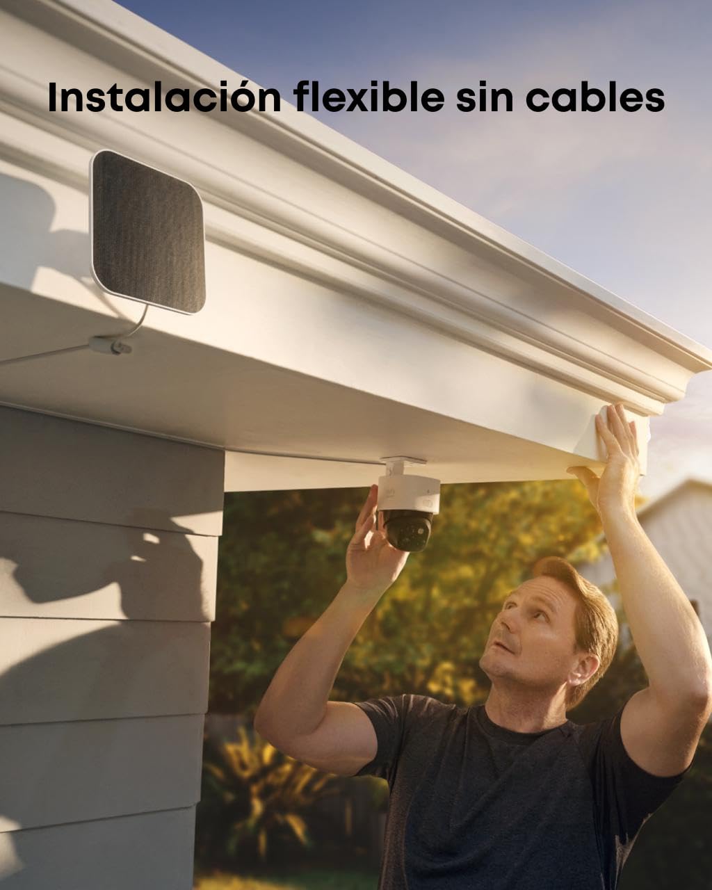 eufy Security SoloCam S340 3K Camara vigilancia WiFi Exterior Solar, Camara vigilancia WiFi Exterior, vigilancia de 360°, Wi-Fi 2,4 GHz, sin cuotas mensuales, Compatible con HomeBase 3,Kit 2+1 - 6