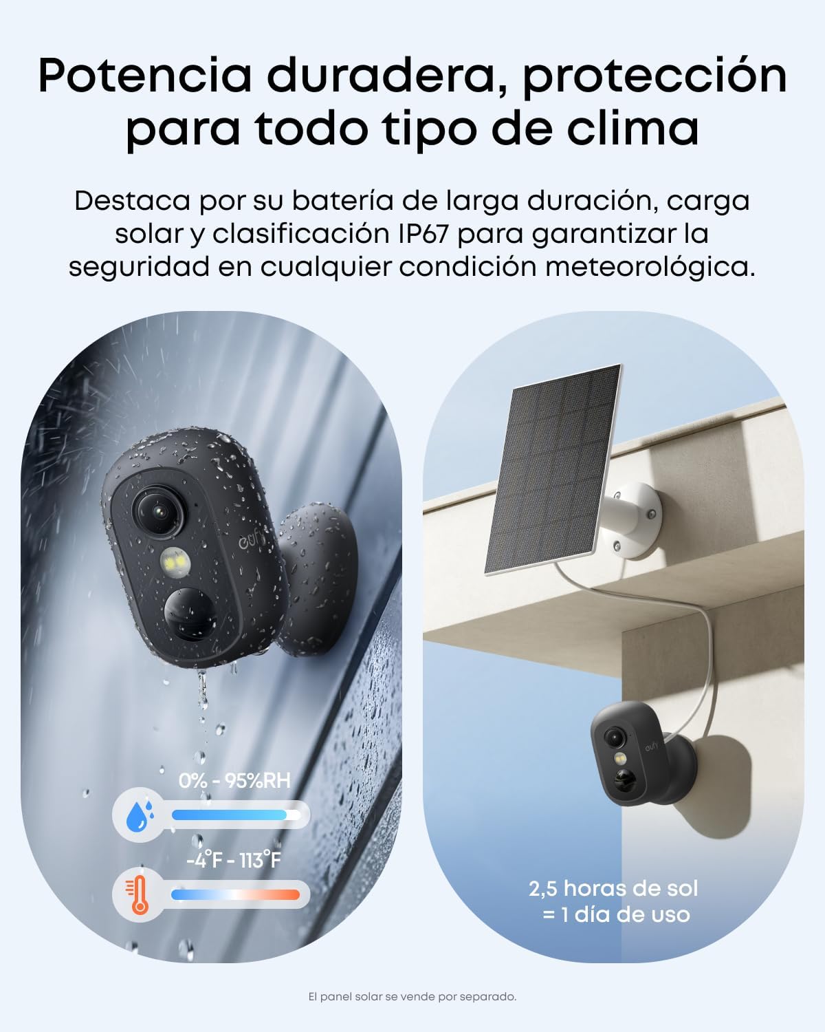 eufy Security eufyCam C35 cámara de vigilancia WiFi Exterior e Interior, Instalación magnética, batería de 180 días, HD 1080p, visión Nocturna, sin cuotas mensuales, Compatible con Homebase 3 - 6