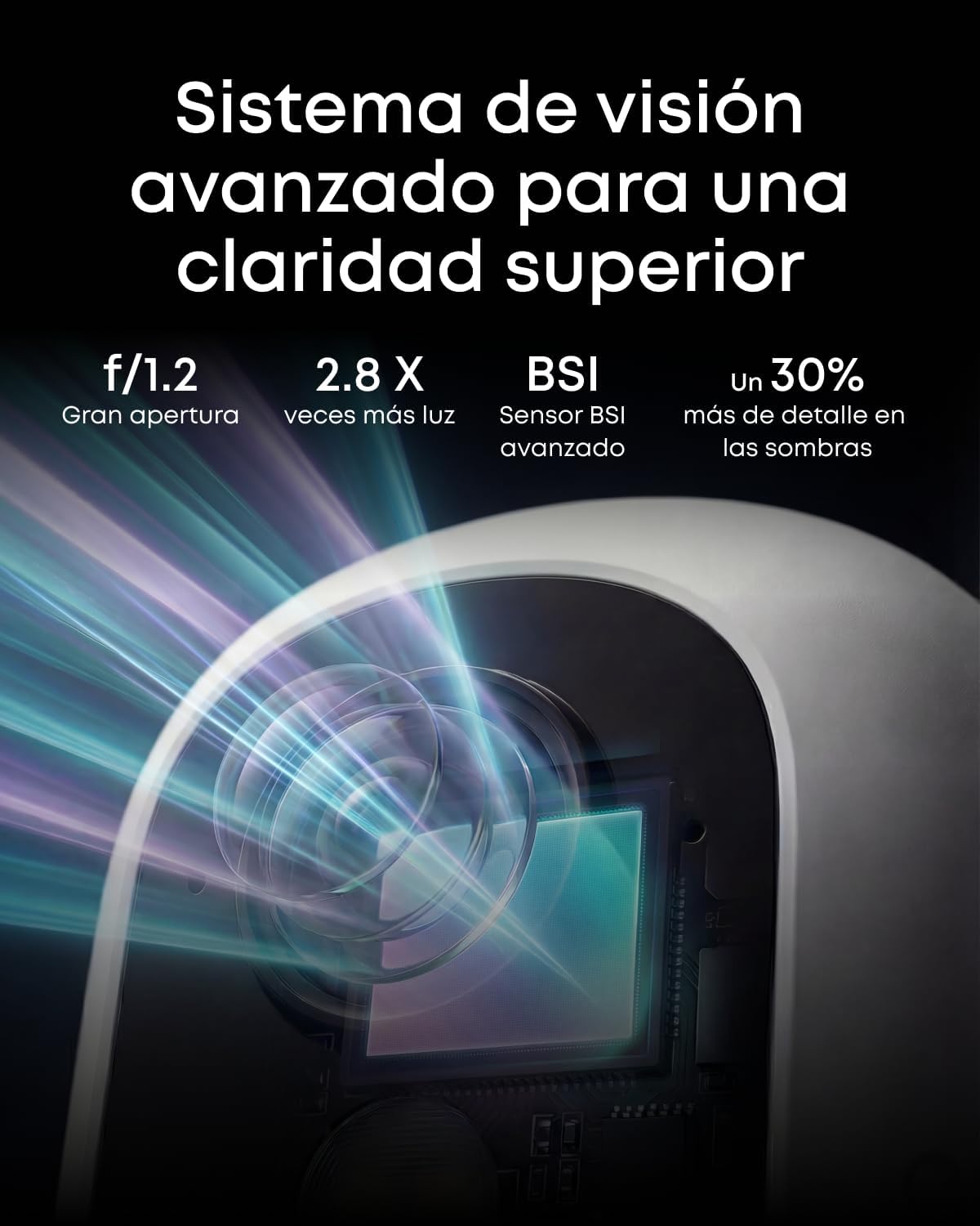 eufy Security eufyCam C35 cámara de vigilancia WiFi Exterior e Interior, Montaje magnético, visión Nocturna en Color, Almacenamiento Local, IP67, sin cuotas mensuales, Kit de 2 cámaras, Blanco - 4