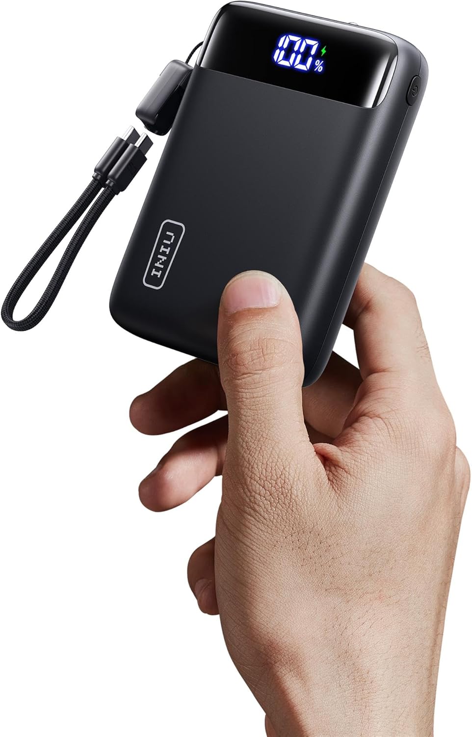 INIU Power Bank, Ultrapequeño 20000mAh 22,5W Carga Rapida Bateria Externa con Cable USB C Adjunto, Apto para Avión, Esenciales de Viaje, Bateria Portatil para iPhone 17 16, Samsung, iPad, Xiaomi etc - 1