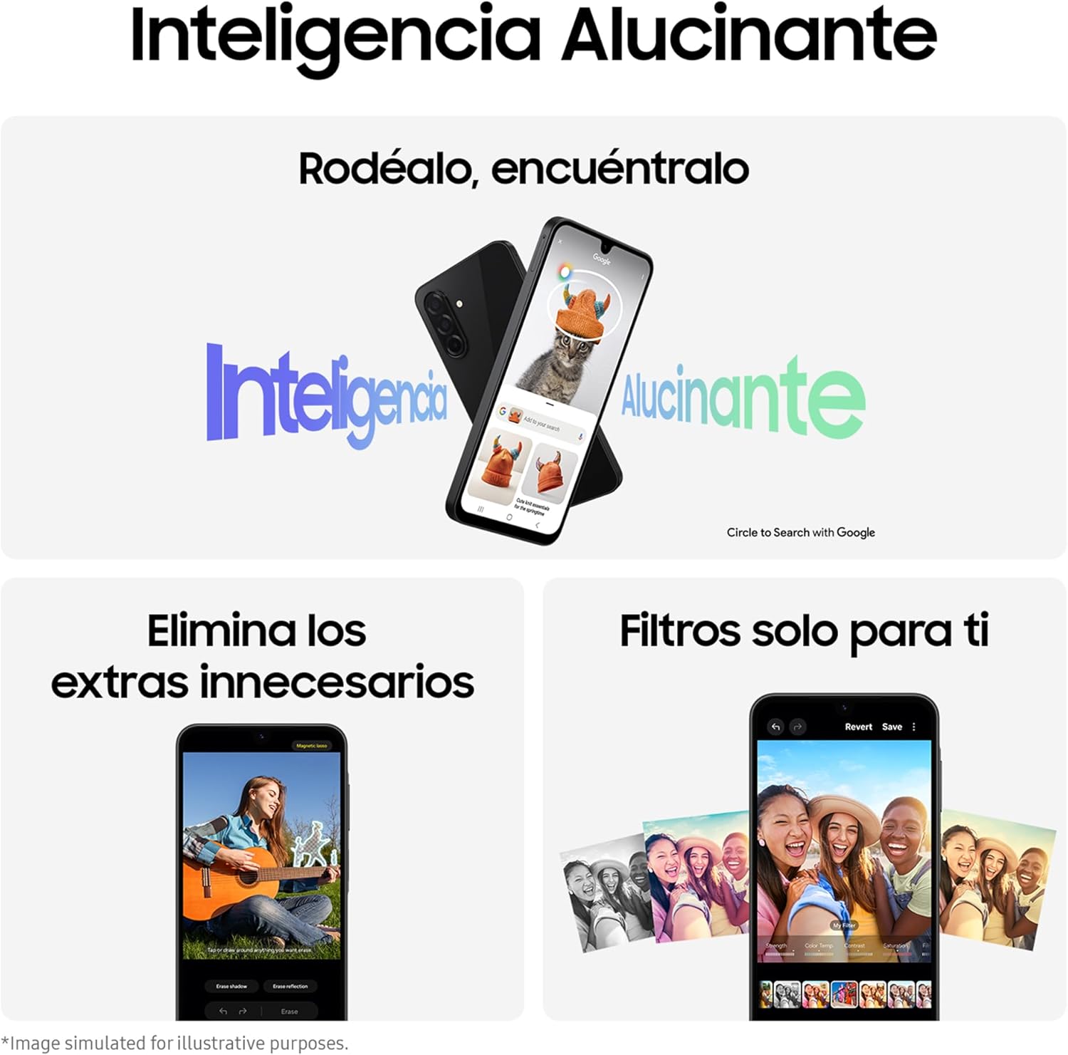 Samsung Galaxy A26 5G 256GB Teléfono Móvil, Inteligencia Alucinante, 6GB RAM, 50MP Cámara, Blanco, Garantía del Fabricante 3 Años + 1 Año Extra - 4