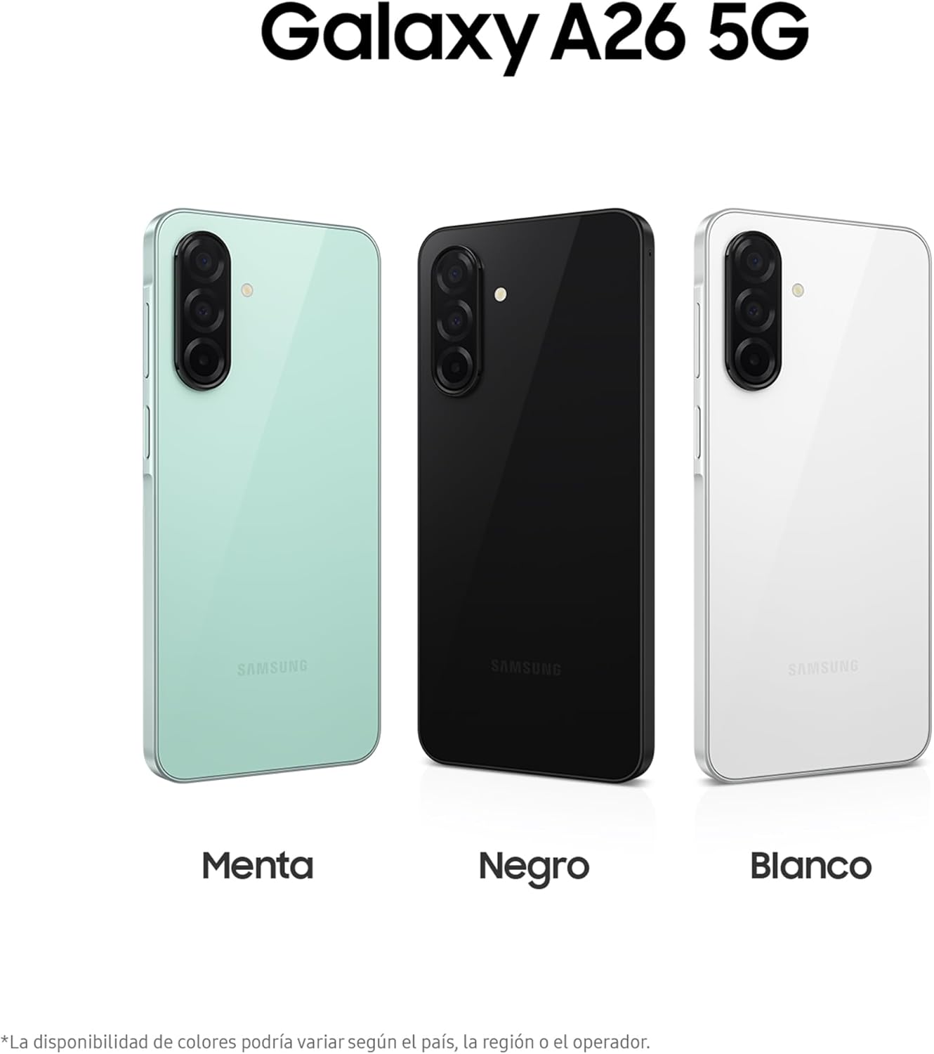 Samsung Galaxy A26 5G 256GB Teléfono Móvil, Inteligencia Alucinante, 6GB RAM, 50MP Cámara, Menta, Garantía del Fabricante 3 Años + 1 Año Extra - 2