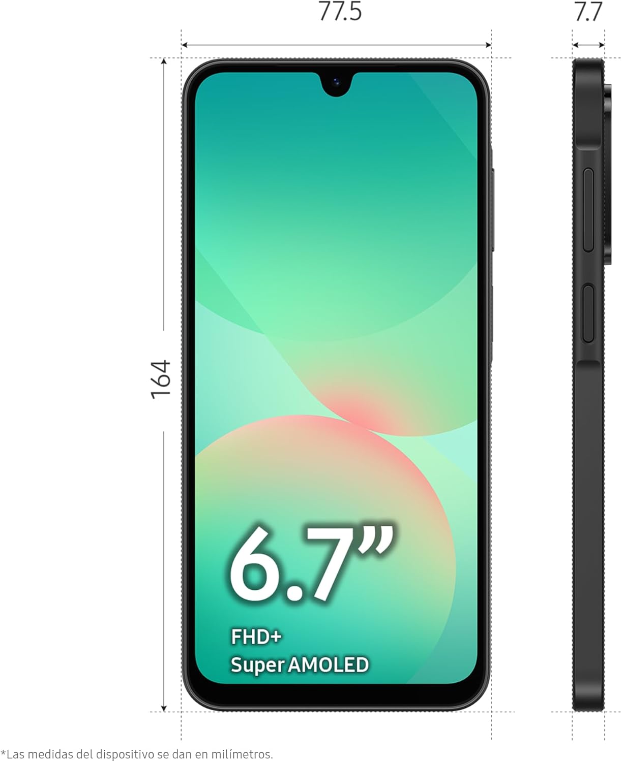 Samsung Galaxy A26 5G 256GB Teléfono Móvil, Inteligencia Alucinante, 6GB RAM, 50MP Cámara, Menta, Garantía del Fabricante 3 Años + 1 Año Extra - 6