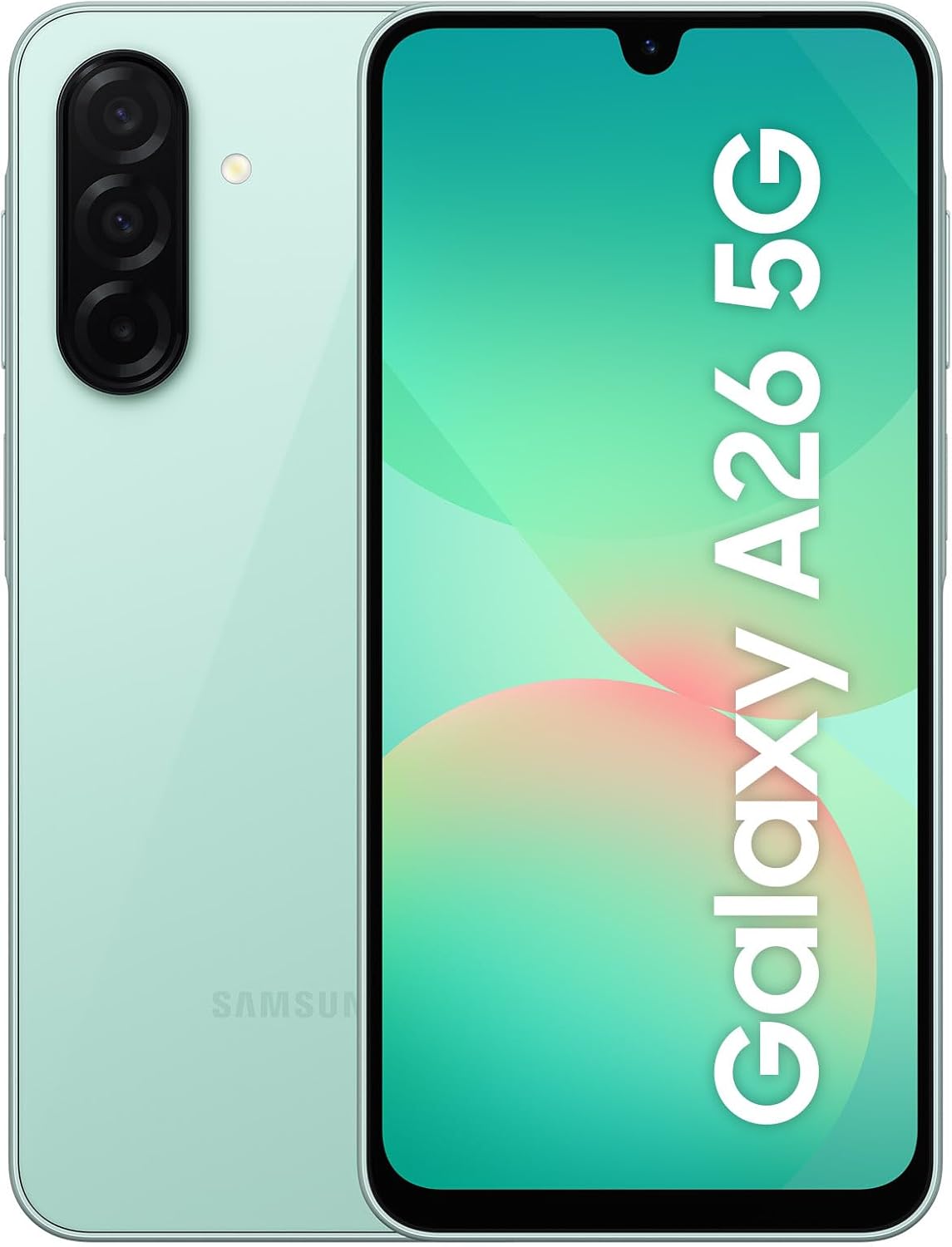 Samsung Galaxy A26 5G 256GB Teléfono Móvil, Inteligencia Alucinante, 6GB RAM, 50MP Cámara, Menta, Garantía del Fabricante 3 Años + 1 Año Extra - 1
