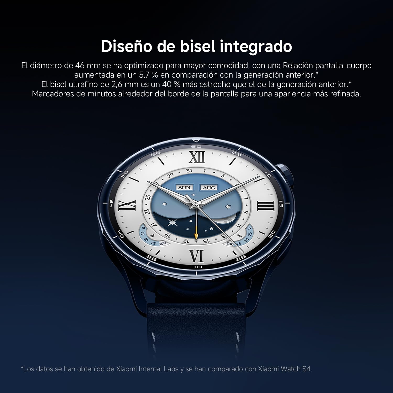 XIAOMI Watch S5 46 mm, Smartwatch con Pantalla, AMOLED de 1,48”, hasta 21 Días de Autonomía, Más de 150 Modos Deportivos, GPS de Doble Banda, NFC, Seguimiento de Salud, Android&iOS, Negro - 4