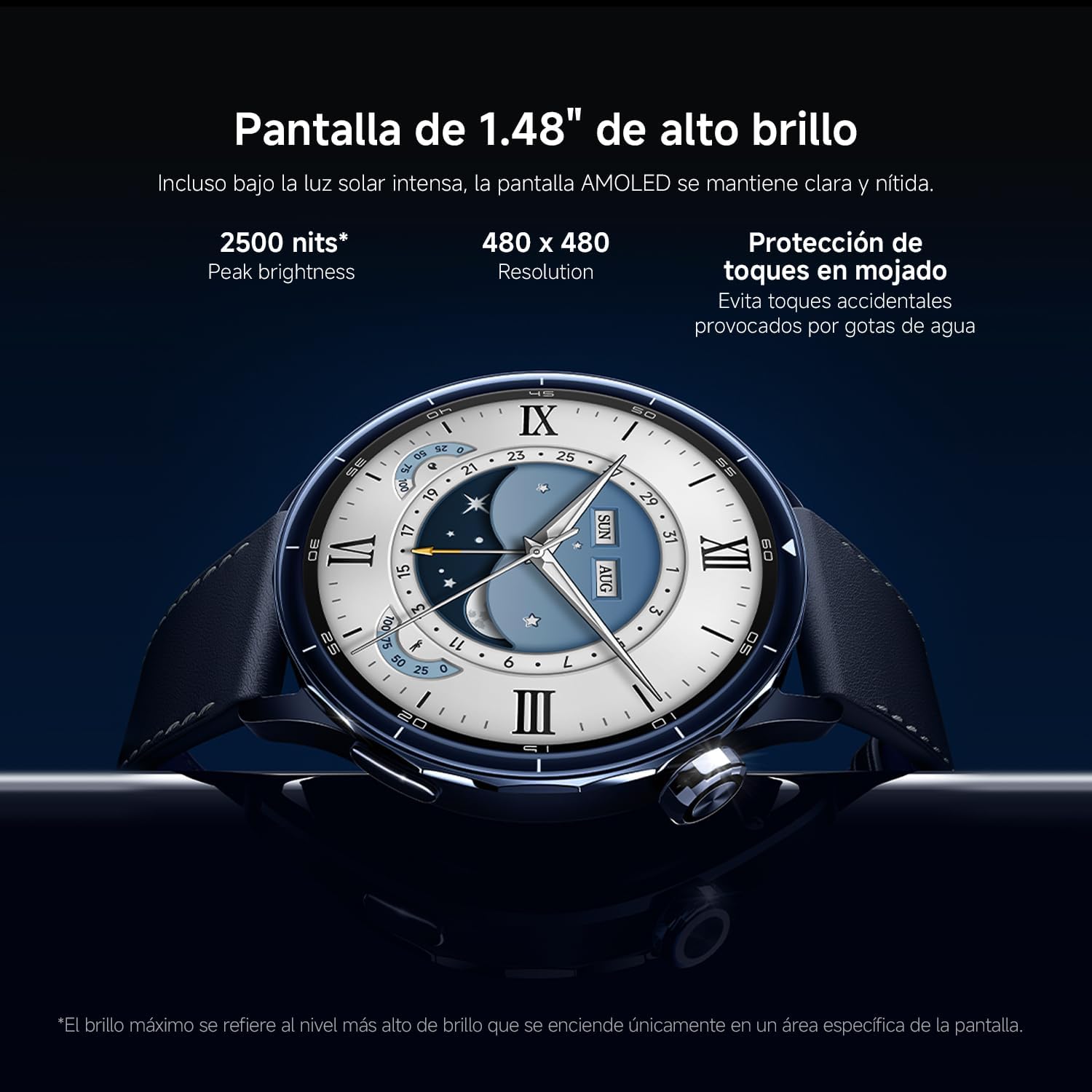 XIAOMI Watch S5 46 mm, Smartwatch con Pantalla, AMOLED de 1,48”, hasta 21 Días de Autonomía, Más de 150 Modos Deportivos, GPS de Doble Banda, NFC, Seguimiento de Salud, Android&iOS, Negro - 6